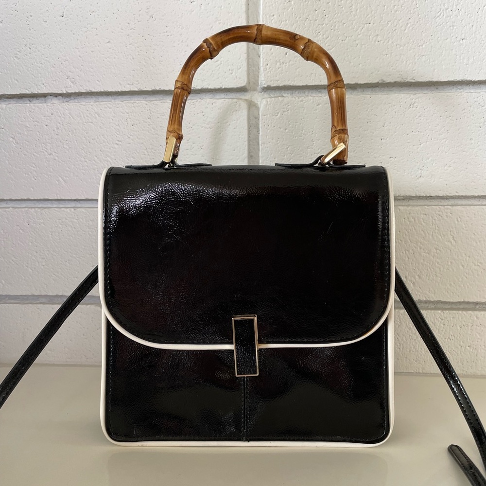 Urban Outfitters Bamboo Black Crossbody Purse